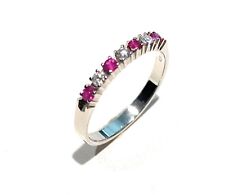 Anello veretta rubini usato  Brindisi