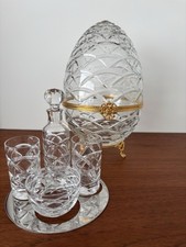 Faberge crystal egg for sale  PORTSMOUTH