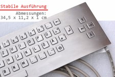 Edelstahl antivandal tastatur gebraucht kaufen  Nürnberg