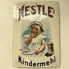 Blechkarte blechschild nestle gebraucht kaufen  Marienheide