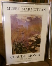 Pôster Claude Monet Et Ses Amis, Musée Marmottan Paris, emoldurado com vidro comprar usado  Enviando para Brazil