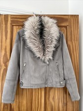 Grey faux suede for sale  YORK