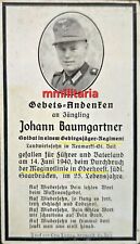 Sterbebild wwii schütze gebraucht kaufen  Gottmadingen
