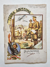 Quaderno fascismo abissinia usato  Milano