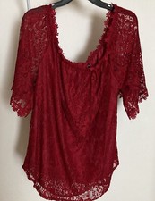 Red shoulder lacey for sale  Davenport