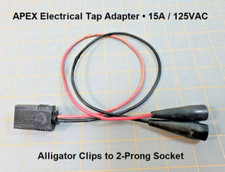 Adaptador de torneira elétrica clipe de jacaré para receptáculo 15A/125VAC, usado comprar usado  Enviando para Brazil