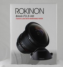Lente olho de peixe Rokinon 8mm f/3.5 HD para Canon, excelente estado comprar usado  Enviando para Brazil