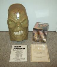 1998 Iron Maiden Eddie's Head CD raro discografia caixa conjunto arquivo tix guitarra comprar usado  Enviando para Brazil