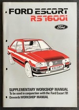 Ford escort rs1600i for sale  LEICESTER