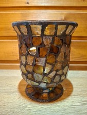 Vase glas braun gebraucht kaufen  St.Kilian