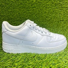 Tênis esportivo Nike Air Force 1 Low '07 feminino tamanho 8.5 branco triplo, usado comprar usado  Enviando para Brazil
