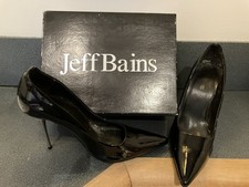 Black patent stiletto for sale  DERBY
