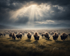 Bison buffalo god for sale  Addison