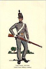 Cartão postal antigo cadete academia militar privada dos EUA 1853-1866 Estados Unidos comprar usado  Enviando para Brazil