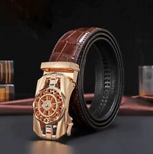 Eleganter ledergürtel automat gebraucht kaufen  Hamburg