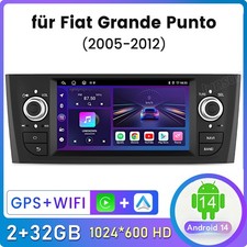Do Fiat Grande Punto / Linea Carplay Android14 Radio samochodowe GPS NAVI BT SWC DAB + RDS na sprzedaż  Wysyłka do Poland