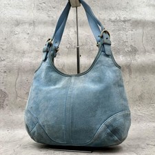 Bolsa de ombro Coach vintage fina camurça azul marinho couro hobo bolsa tote 9254 usada comprar usado  Enviando para Brazil