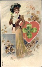 Litho frau weinglas gebraucht kaufen  Berlin