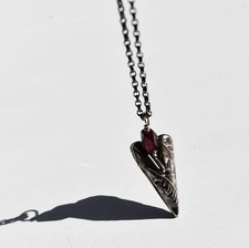 Heart pendant oxidised for sale  ANSTRUTHER