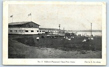 Cartão postal nº 5 playground infantil, Clason Point Casino, Bronx NY c1910's A150, usado comprar usado  Enviando para Brazil