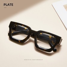 Óculos de leitura de acetato quadrado robusto elegante masculino feminino leitor armações de óculos comprar usado  Enviando para Brazil