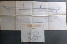 Bauplan Spantenriß Nr.12 Segelschiff  2 Master Gebraucht comprar usado  Enviando para Brazil