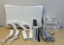 Pacote de console Wii, placa Wii, 10 jogos Wii, 2 controles Wii, 2 joysticks Wii, usado comprar usado  Enviando para Brazil