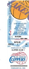 1995 clippers lakers for sale  Northridge