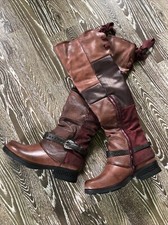 Stiefel verknee braun gebraucht kaufen  Fürstenberg