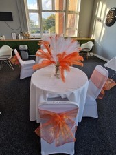 Orange organza chair for sale  SWINDON