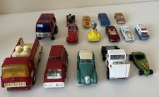 Lote De 15 Coches De Juguete De Plástico De Metal Fundido A Presión Camión Furgoneta Vehículo De Colección Tomica Otros segunda mano  Embacar hacia Mexico