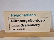 Zuglaufschild regionalbahn nü gebraucht kaufen  Leipzig