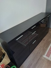 Wohnzimmerschrank schwarz gebr gebraucht kaufen  Schrobenhausen