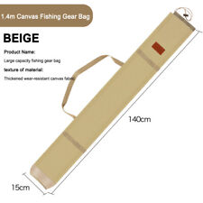 Bolsa multifuncional para vara de pesca portátil (1,4 m bege) comprar usado  Enviando para Brazil