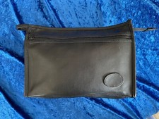 Schwarzer kulturbeutel tasche gebraucht kaufen  Viernheim