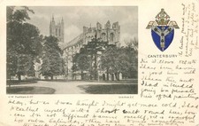 Antique postcard canterbury for sale  UK