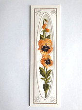 Bookmark embroidered orange for sale  LONDON