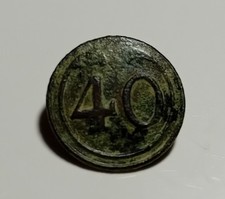 Bouton 40e régiment d'occasion  La Seyne-sur-Mer