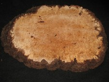 Koronka Klon Burl Naturalna płyta Tarcica Zegar stołowy Rękodzieło Sztuka Sztuka Dzieło 27" na sprzedaż  Wysyłka do Poland