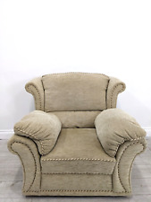 Armchair beige padded for sale  BRISTOL