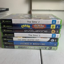 Lote de jogos originais Xbox x7 Sims não testados, Crash Bandicoot, usado comprar usado  Enviando para Brazil