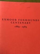 Exmoor foxhounds centenary for sale  POULTON-LE-FYLDE