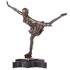Bronzefigur skulptur eiskunstl gebraucht kaufen  Mönchengladbach