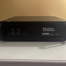 Amplificador de potência Atlas Sound CP400-ATLAS 200W/Ch @ 70.7V, 240W/Ch @ 4 ohms estéreo, usado comprar usado  Enviando para Brazil