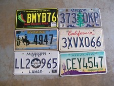 License plate lot for sale  Mustang