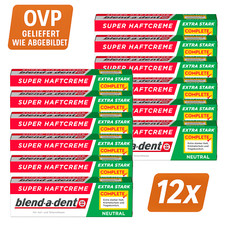 Używany, blend-a-dent Super krem samoprzylepny Ekstra mocna neutralna proteza zębów 12x47g na sprzedaż Używany, blend-a-dent Super krem samoprzylepny Ekstra mocna neutralna proteza zębów 12x47g na sprzedaż  Wysyłka do Poland