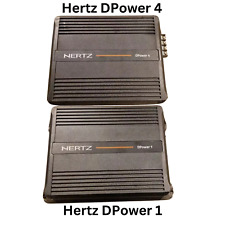Amplificador Hertz D Power 4 alta potência 4 canais + Hertz D Power 1 monobloco de alta potência, usado comprar usado  Enviando para Brazil