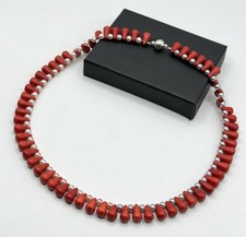 Elegante korallenkette rot gebraucht kaufen  Gifhorn