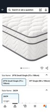 Small single mattress for sale  BIRMINGHAM