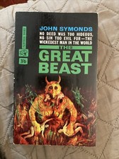 Horror Vintage Pb, The Great Beast, Symonds, British Panther 1480 2nd 1963, NVG+ comprar usado  Enviando para Brazil